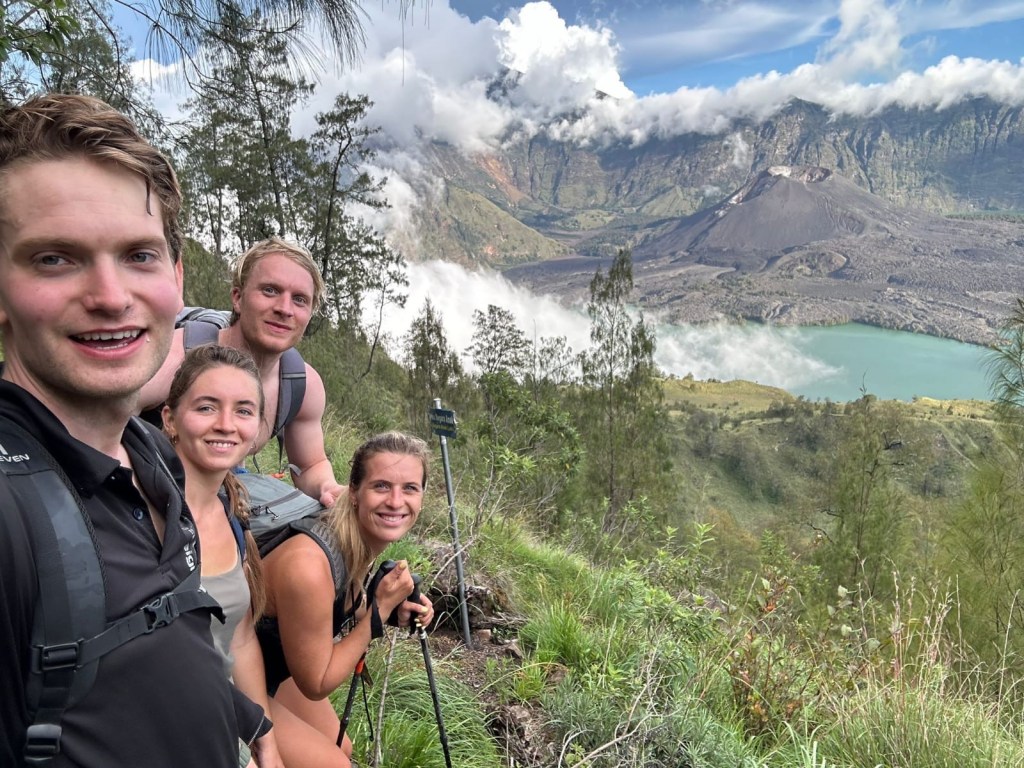 Rinjani trekking,lombok,indonesia- stunning view from senaru