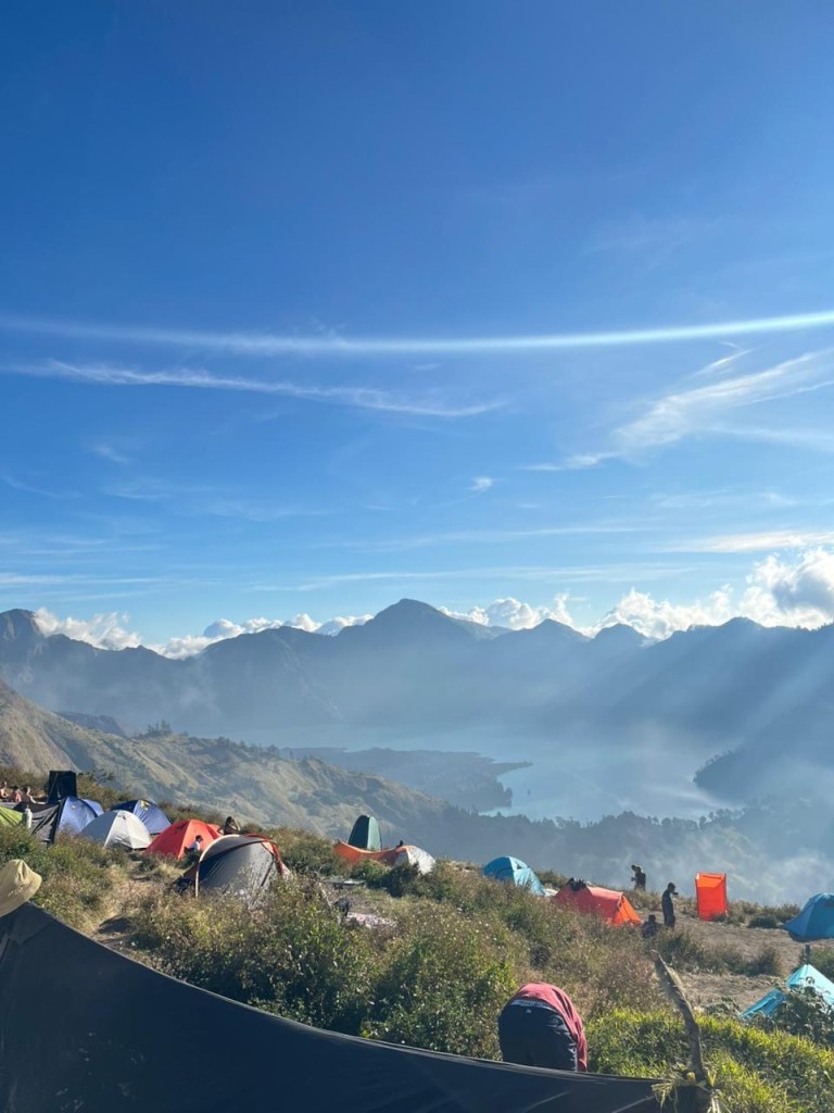 Mount Rinjani,Lombok - on of Indonesia’s most popular mountains