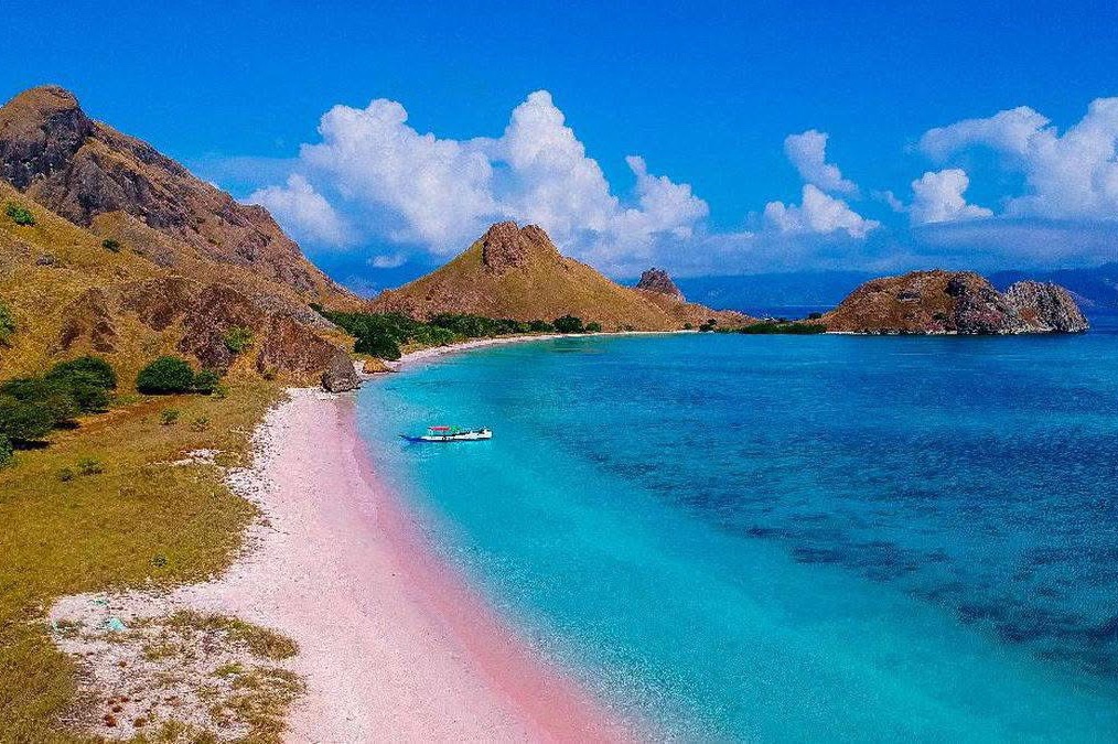 Komodo open trip 4 days 3 night,Flores-long pink beach