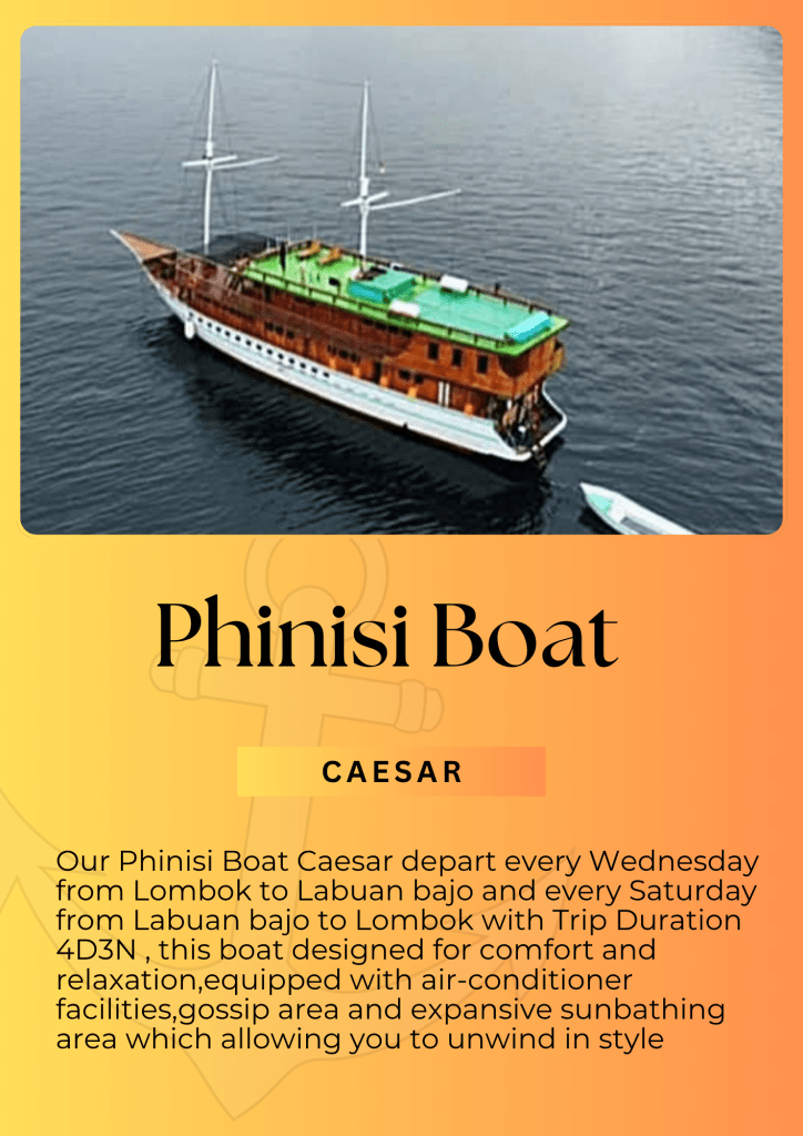Four days phinisi cruise to Komodo island with Caesar,Labuan bajo,Flores-Indonesia 