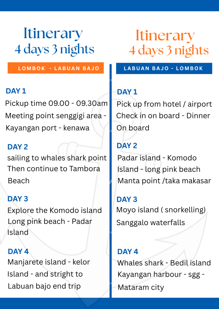 Four days phinisi cruise to Komodo island with Caesar,Lombok,Flores-Indonesia