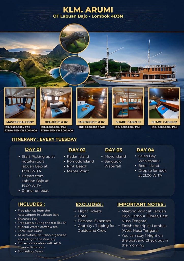 Komodo island tour package best price guarantee,Labuan bajo,Flores-Indonesia 