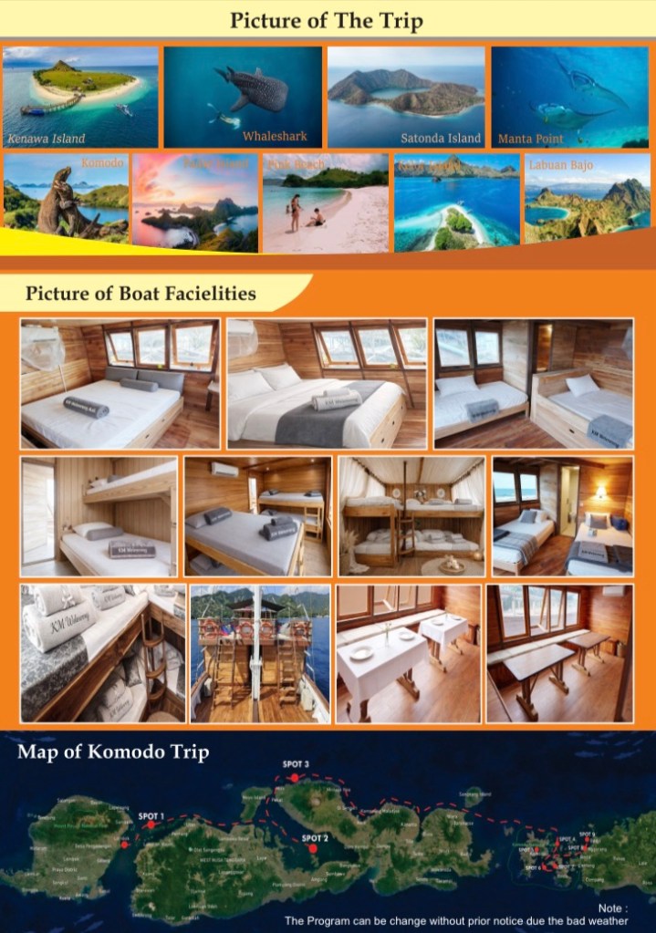 Share Komodo dragons tour package Lombok Labuan bajo Flores, phinisi boat - Indonesia 
